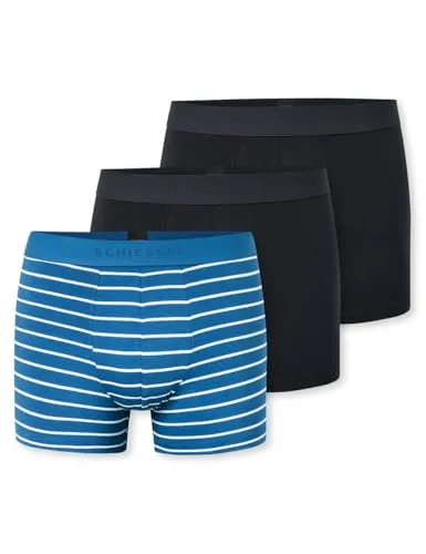 Schiesser Boxer 95/5 Multipacks (3er Pack) ohne Eingriff - Bequeme Boxer mit softem Logo-Webgummibund, aus hochwertiger Baumwolle-Elasthan-Mischung für optimalen Tragekomfort, maschinenwaschbar bis 60°C.