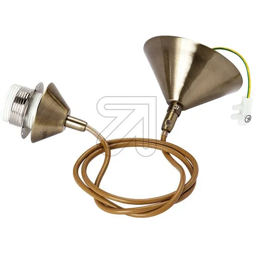 Schnurpendel E27 Patina 1,1m 6-1525 - Elegantes Leuchtenzubehör für Deckenleuchten, ideal für individuelle Lichtgestaltungen und eine gemütliche Atmosphäre.