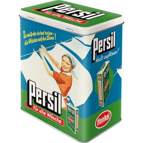 Blechdose "Persil" 3L / 20 x 14 x 10cm Dose Küche Bad Waschmittel Waschpulver G
