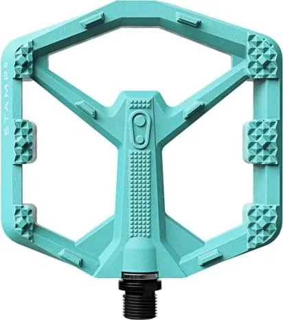 Crankbrothers Pedale Stamp 0 Türkis - Fahrradpedale in Größe Large, ideal für Casual-Fahrer, rutschfeste Oberfläche für optimale Traktion und Kontrolle.