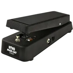 Kong Mad Cat Wah - Effektgerät für E-Gitarre - Effektgerät für Gitarre & Bass, hochwertiges und robustes Wah-Pedal, ideal für Funk, Blues, Metal und Rock. Perfekte Erweiterung für dein Pedalboard!