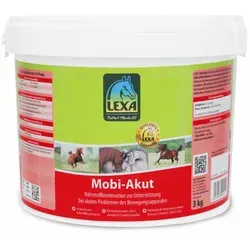 LEXA Mobi-Akut für Pferde 3 kg - Pferdefutter zur Unterstützung des Bewegungsapparates, mit einer einzigartigen Kombination aus MSM, Glucosamin, Hyaluronsäure und Eierschalenmembran für optimale Gesundheit.