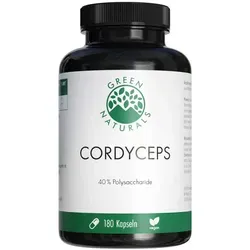 Green Naturals Cordyceps sinensis Kapsel 180 St - Nahrungsergänzungsmittel mit Cordyceps sinensis, unterstützt die Leistungsfähigkeit und das Immunsystem, rezeptfrei erhältlich.