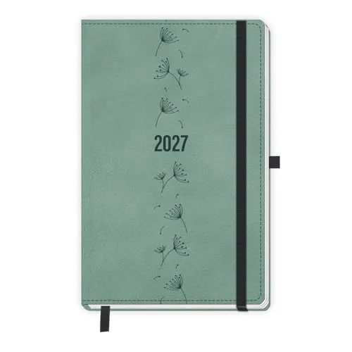 Trötsch Taschenkalender A6 Soft Touch Premium Aquamarin 2027: Terminkalender