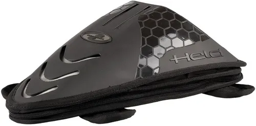 Held Tenda SR Tankrucksack, schwarz, 6-10l für Männer - Motorradtaschen/-rucksäcke, wasserabweisendes Nylongewebe und erweiterbares Volumen durch Rundum-Reißverschluss für optimale Stauraumgestaltung.
