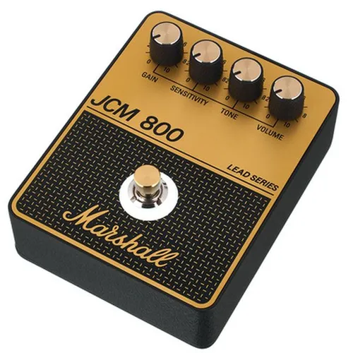 Marshall JCM800 Distortion Effektpedal - Gitarren-Effektgerät; ikonischer JCM800 Sound im kompakten Format; ideal für E-Gitarristen, die ihren Klang verfeinern möchten.