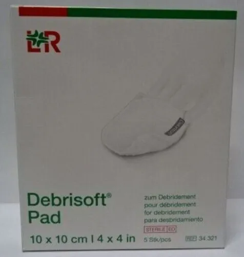 Debrisoft Pad 10x10 cm steril · 5 St · PZN 13155158