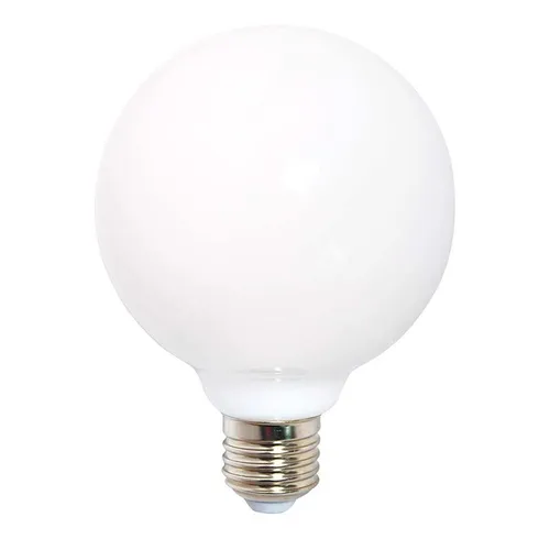 LEDmaxx G270336 LED Filament Globe G120 8W E27 warmweiß 2700K - Energieeffiziente LED Filament Globe G120 mit 806lm Lichtstrom. Ideal für stimmungsvolle Beleuchtung in Wohnräumen, langlebig mit 15.000 Stunden Lebensdauer.