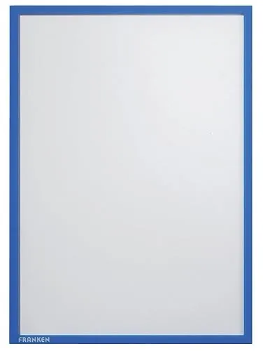 FRANKEN Dokumentenhalter Frame It X-tra!Line, DIN A4, magnetisch, 5 Stück, blau, ITSA4M/5 03