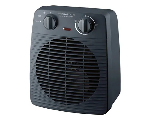 ROWENTA SO2211 Compact Power Heizlüfter - Heizlüfter für Räume bis 35 m², 2000 Watt Leistung, mit ECO-Modus für Energieeinsparung und Kühlfunktion für ganzjährige Nutzung.