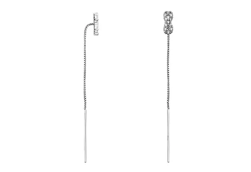 Sofia Milani Paar Ohrhänger Unendlich, 925 Silber Damen Schmuck - E0786