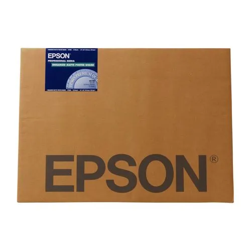 Epson Enhanced Matte Posterboard A2, 20 Blatt - Hochwertiges Papier im A2-Format, ideal für beeindruckende Drucke und kreative Projekte, 800 g/m² für eine erstklassige Qualität.