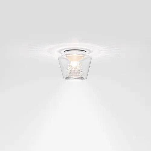 serien lighting Annex S Deckenleuchte LED – extra-warmweiß, klarer Glasschirm - Elegante Deckenleuchte mit klarem Glasschirm für individuelle Lichtwirkungen. Ideal für hohe und niedrige Räume, sorgt für eine harmonische Raumatmosphäre.