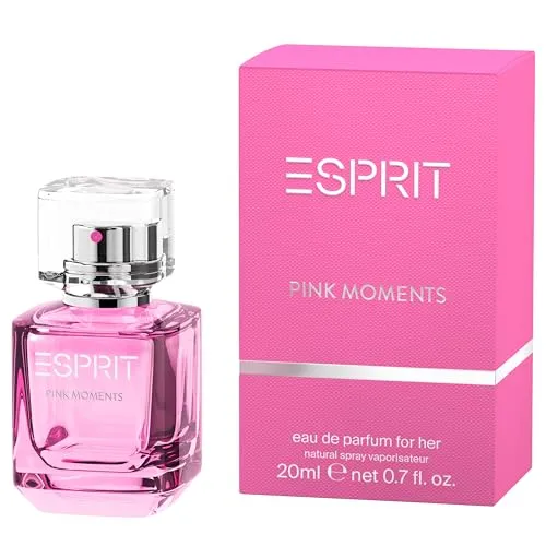 ESPRIT Pink Moments Eau de Parfum 20 ml - Ein fruchtig-sinnlicher Duft für jeden Moment. PINK MOMENTS verleiht deinem Alltag einen Hauch von Eleganz und Optimismus. Ideal für die, die ihre Einzigartigkeit zelebrieren möchten.