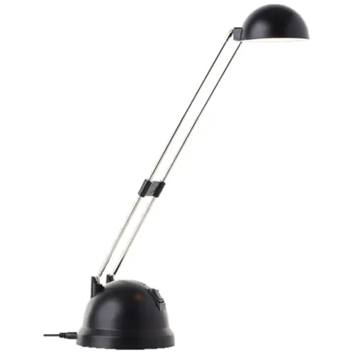 Brilliant Schreibtischlampe Katrina - Klassische Tischleuchten mit 650 Lumen, höhenverstellbarem Teleskoparm und schwenkbarem Leuchtenkopf für individuelle Lichtausrichtung.