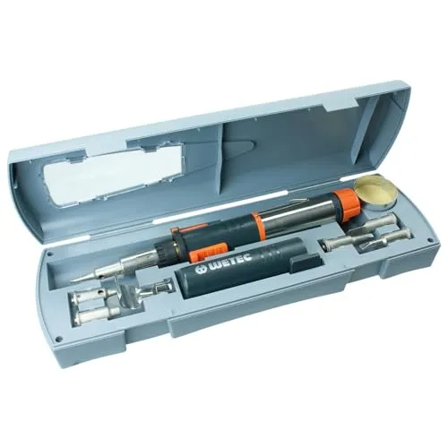 Portasol Gaslötkolben SuperPro mit 7 Lötspitzen - Lötgeräte, vielseitig einsetzbar mit sieben austauschbaren Lötspitzen für präzise Arbeiten und maximale Flexibilität.