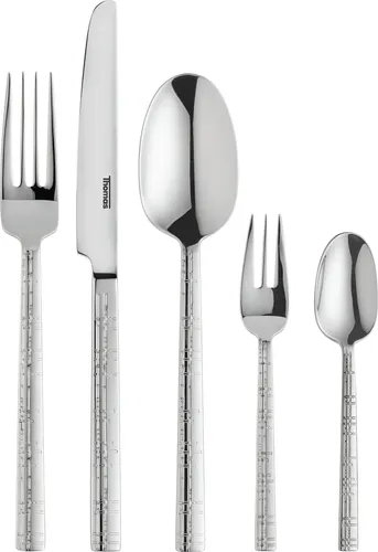 Thomas Besteckset Fun - Karo - 30-teiliges Edelstahlset - Kinderbesteck aus glänzendem Edelstahl, perfekt für kleine Feinschmecker. Das 30-teiliges Set vereint Qualität (DIN EN ISO 9001) und ansprechendes Design.