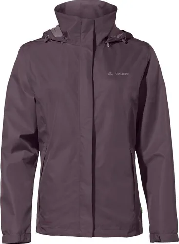 VAUDE Women's Escape Light Jacket - Leichte Regenjacke für Damen, Blackberry, Größe 38 EU - Funktionsjacke: Atmungsaktive und wasserdichte Jacke mit CEplex Active Membran, ideal für wechselhaftes Wetter und umweltfreundlich produziert.