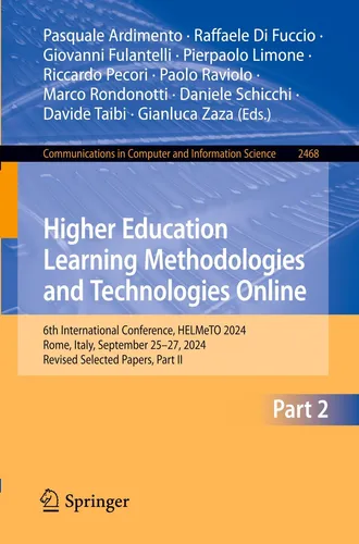 Higher Education Learning Methodologies and Technologies Online Pasquale Ardimen