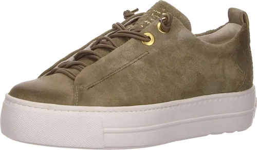 Paul Green 5017 Sneaker - Nachhaltige Veloursleder Sneaker in Grün - Sneaker aus hochwertigem Leder, nachhaltig produziert und ideal für stilbewusste Träger. Perfekt für jeden Anlass und bequem durch das normale Schuhweite.
