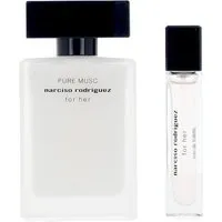 Narciso Rodriguez FOR HER PURE MUSC Etui 2 Stück - Eleganter holzig-blumiger Duft für Frauen. Der exklusive Moschus-Akkord sorgt für ein unverwechselbares Dufterlebnis und unterstreicht die Persönlichkeit der Trägerin.