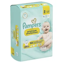 Procter & Gamble Service GmbH Pampers Premium Protection 2 Mini Windeln, 4-8 kg, Größe 2, Babywindeln mit besten Komfort und Schutz für empfindliche Haut, 1 Single Packung = 35 Windeln 8006530131711