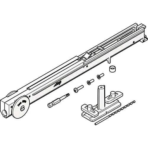 Hawa Dämpfeinzug SoftMove 120 für Hawa Junior 120 - Modellbausätze - Präzise Dämpfung für sanftes Schließen von Türen, ideal für hochwertige Möbelprojekte.