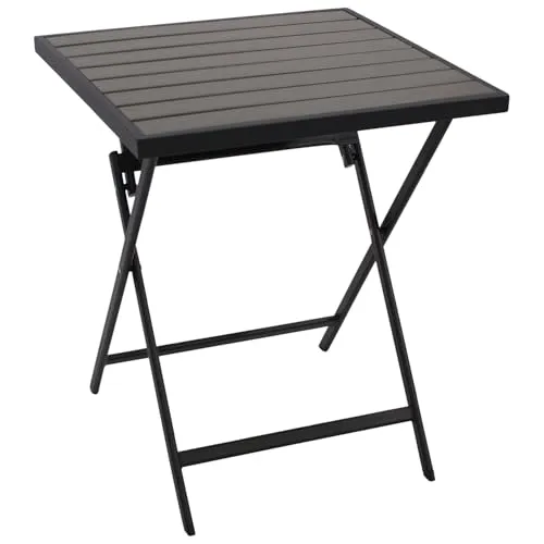 DEGAMO Bistrotisch ASCIANO 60x60 cm – Klapptisch für Outdoor - Platzsparender Klapptisch ASCIANO (60×60 cm) aus stabilen Materialien, ideal für Balkon und Garten. Wetterfest und pflegeleicht – perfekt für gemütliche Treffen im Freien.