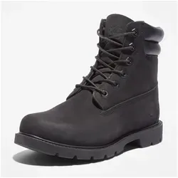 Timberland Damen Linden Woods WP 6 Inch Fashion Boot, Schwarz, 42 EU Weit - Elegante Timberland Linden Woods Stiefel mit praktischem Verschluss, ideal für den Alltag und modisch vielseitig kombinierbar.