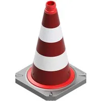 Schake Leitkegel Zweiteilig TL Folie 500 mm Rot-Weiß - Robuster BASt-geprüfter Leitkegel für sichere Absperrungen im Straßenverkehr. Mit vollreflektierender Oberfläche für optimale Sichtbarkeit bei Tag und Nacht.