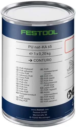 FESTOOL PU-Klebstoff natur PU NAT-KA 65/4 - 578529 - Hochwertiger PU-Klebstoff für starke und dauerhafte Verbindungen, ideal für handwerkliche Anwendungen und Projekte im Frühjahr 2025.