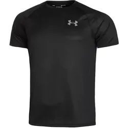 Under Armour Tech 2.0 Funktionsshirt Herren - Schwarz-Graphit, Größe L - Hochwertiges, kurzärmliges Funktionsshirt aus 100% Polyester mit HeatGear-Technologie für optimalen Temperaturausgleich; ideal für Sport und Freizeit.