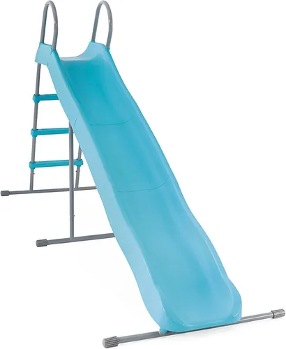 Intex Rutsche 251x84x147cm - Spielplatz Rutsche in lebhaftem Blau, ideal für Kinder von 3-10 Jahren. Robuste Konstruktion und sicheres Design sorgen für stundenlangen Spielspaß im Freien!