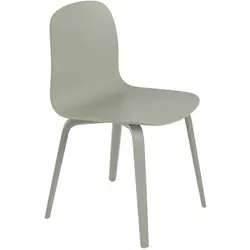 Muuto Visu Chair, wood base, dusty green