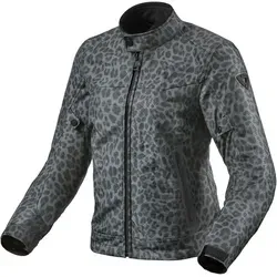 Revit Shade H2O Damen Motorrad Textiljacke, schwarz/grau, M - Wasserdichte Motorradjacke für Damen mit femininer Passform. Ausgestattet mit SEESMART Protektoren und herausnehmbarem Thermofutter für optimalen Komfort bei jedem Wetter.