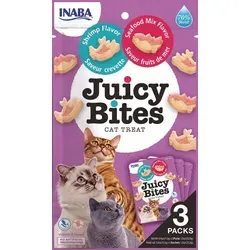 INABA Ciao Juicy Bites - Shrimps und Meeresfrüchte 3x11,3g