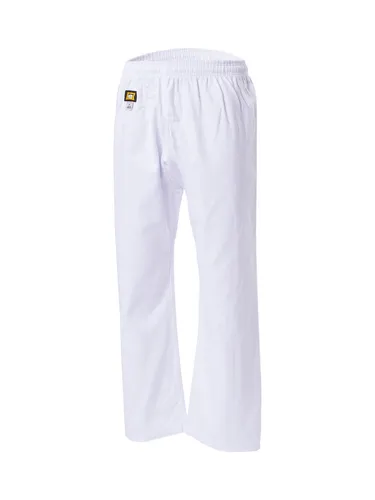 KWON Sporthose Karatehose Traditional 8 oz weiß Kampfsporthose Hose Karate Krav Maga (1er Pack) Taedo 100 Prozent Baumwolle