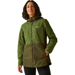 Regatta - Hamara IV Jacke, wasserfest für Damen (42 DE) (Nephrit Grün/Tarngrün)