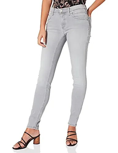 Slim-fit-Jeans "Alva" - every day grey wash - Figurbetonende Damen-Slim-fit-Jeans in klassischer 5-Pocket Form, ideal für Freizeit und Alltag. Robuster Jeansstoff sorgt für Pflegeleichtigkeit und Tragekomfort.