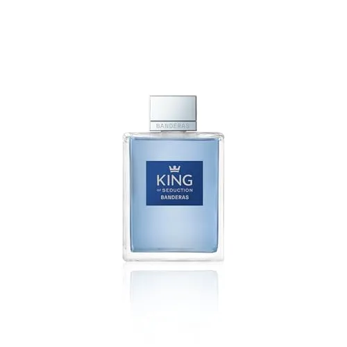 Antonio Banderas King Of Seduction Eau de Toilette 200 ml - Eau de Toilette für Herren mit einem kraftvollen, holzigen Duft, ideal für den selbstbewussten Gentleman. Frische Kopfnoten und intensive Herznoten sorgen für ein unvergessliches Dufterlebnis.
