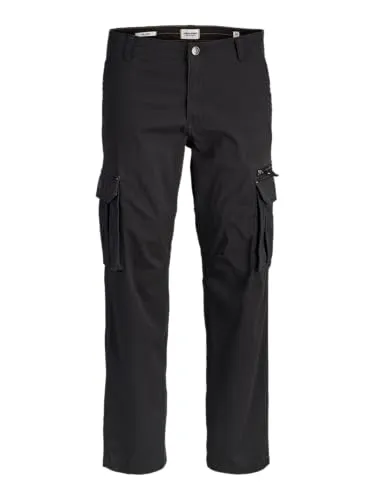 JACK & JONES Relaxed Fit Cargo-Hose für Herren - Bequeme Cargo-Hose im Relaxed Fit, ideal für lässige Freizeitlooks und vielseitige Kombinationsmöglichkeiten.