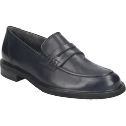 Paul Green Damen Slipper College 31363330363636 Blau 37,5 EU - Eleganter Penny Loafer aus hochwertigem Glattleder in Blau. Mit bequemer Innensohle und flexibler Laufsohle für optimalen Tragekomfort. Ein zeitloses Must-Have für jedes Outfit!
