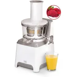 Trebs 99274 Slow Juicer - Comfortjuicer mit einzigartigem Presssystem - Der Trebs 99274 Slow Juicer ermöglicht die einfache Herstellung von frischen, pulpfreien Säften aus Obst und Gemüse. Sein innovatives Presssystem sorgt für maximalen Saftausbeute und erhält wertvolle Nährstoffe. Ideal für gesunde Genussmomente!