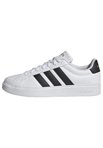 adidas Herren STREETTALK Schuhe - FTWR White/core Black/Gold met., 47 1/3 EU - Stylische Herren Sneaker mit regulärer Passform, robustem Synthetik-Obermaterial und rutschfester Gummiaußensohle für optimalen Tragekomfort.