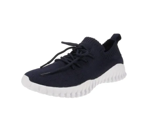 BERNIE MEV Bernie Mev BM101 Gravity - Damen Sneaker in Navy - Modischer Low-Top Sneaker für Damen, ideal für den täglichen Gebrauch. Aus leichtem Synthetik mit textilen Innenmaterialien für hohen Tragekomfort.