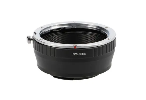ayex Objektivadapter für Canon EOS EF-S Linse an Canon EOS M Kamera - Praktischer Objektivadapter zur Verbindung von Canon EF-S Objektiven mit Canon EOS M Kameras. Robuste Bauweise aus eloxiertem Aluminium und verchromtem Messing sorgt für sicheren Halt.