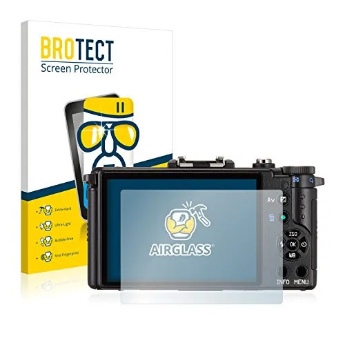 BROTECT Schutzglas für Pentax Q Schutzfolie Made in Germany Panzer Folie Glas Displayschutz [Extrem Kratzfest 9H, Anti-Fingerprint,Transparent]