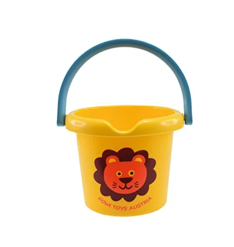 Gowi 550-57 Eimer ø16cm - Gelb, Sand- und Wasserspielzeug