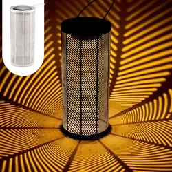 Moderne Solarlaterne Laterne Lampe Deko Skandinavisch Balkon Garten Bamba Weiss