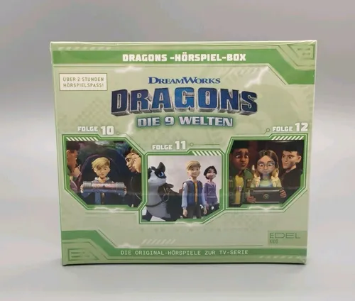 Dragons - Die 9 Welten: Die Hörspiel-Box mit den Folgen 10 - 12 - Hörbücher - Erlebe die aufregenden Abenteuer der Original-Hörspiele zur beliebten TV-Serie und tauche in die faszinierende Welt der Drachen ein.